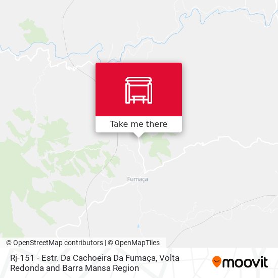 Rj-151 - Estr. Da Cachoeira Da Fumaça map