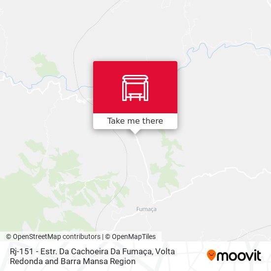 Rj-151 - Estr. Da Cachoeira Da Fumaça map