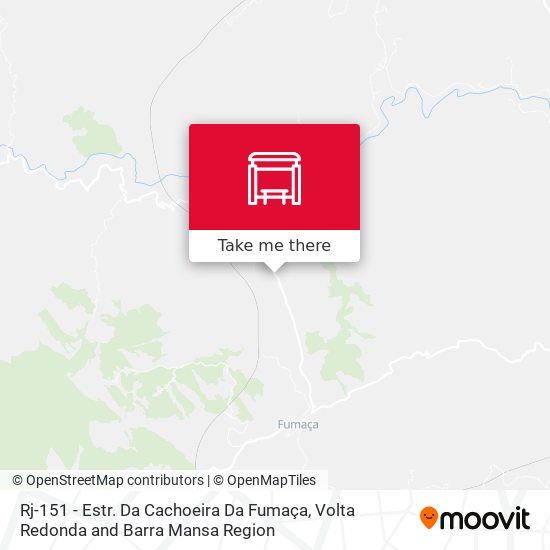 Rj-151 - Estr. Da Cachoeira Da Fumaça map