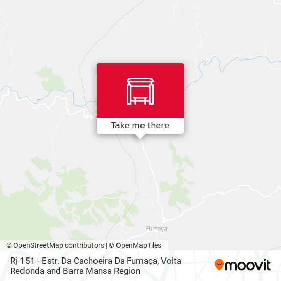 Rj-151 - Estr. Da Cachoeira Da Fumaça map