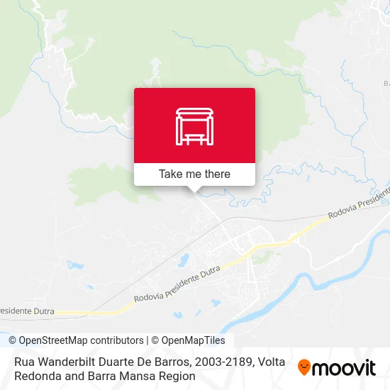 Rua Wanderbilt Duarte De Barros, 2003-2189 map