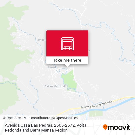 Avenida Casa Das Pedras, 2606-2672 map