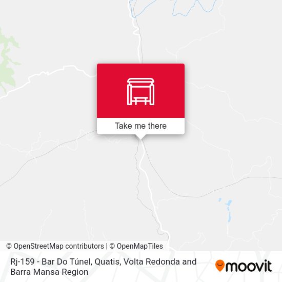 Rj-159 - Bar Do Túnel, Quatis map