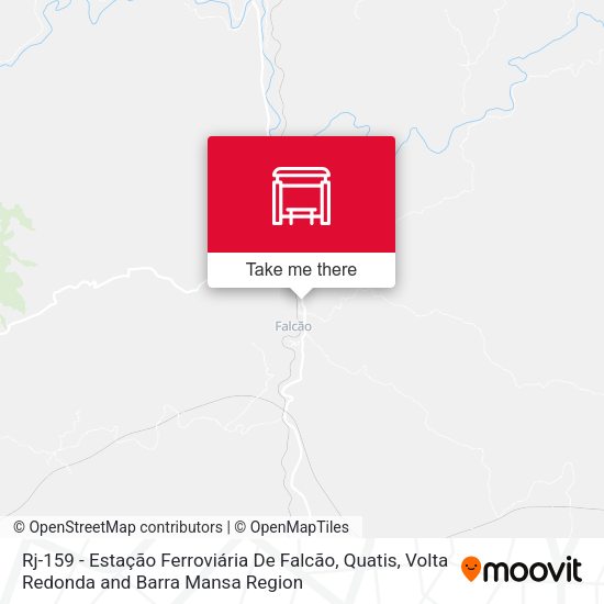 Rj-159 - Estação Ferroviária De Falcão, Quatis map