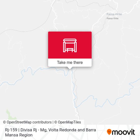 Rj-159 | Divisa Rj - Mg map