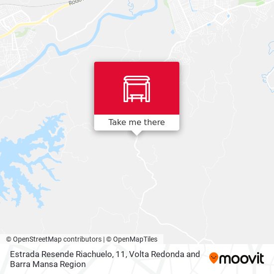 Estrada Resende Riachuelo, 11 map