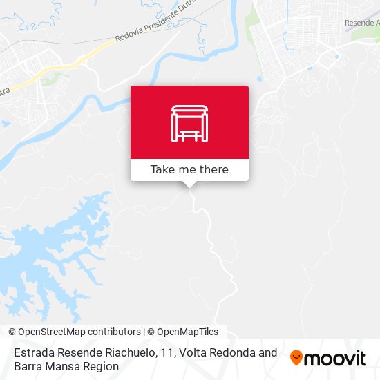Estrada Resende Riachuelo, 11 map