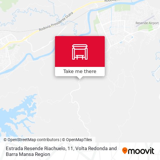 Estrada Resende Riachuelo, 11 map