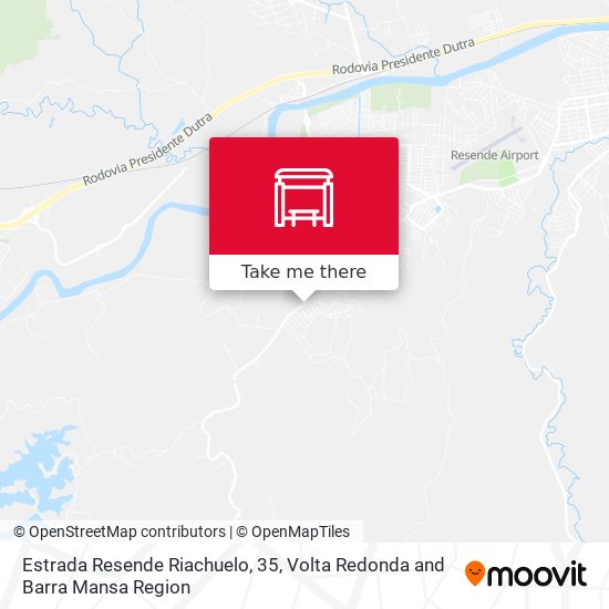 Estrada Resende Riachuelo, 35 map