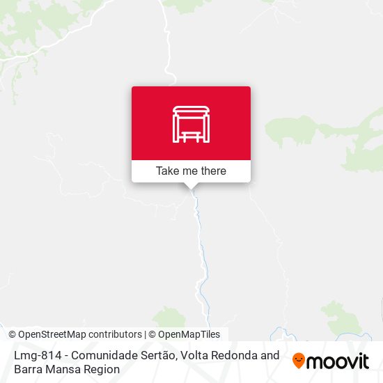 Lmg-814 - Comunidade Sertão map