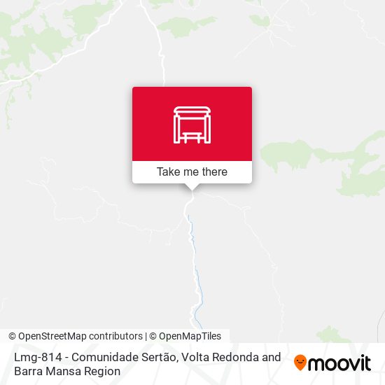 Lmg-814 - Comunidade Sertão map