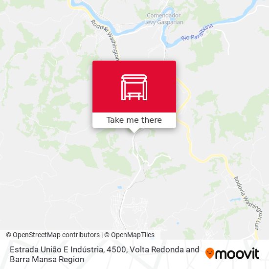Estrada União E Indústria, 4500 map