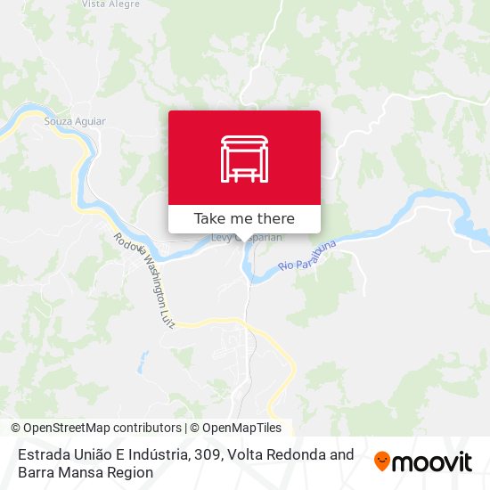 Estrada União E Indústria, 309 map