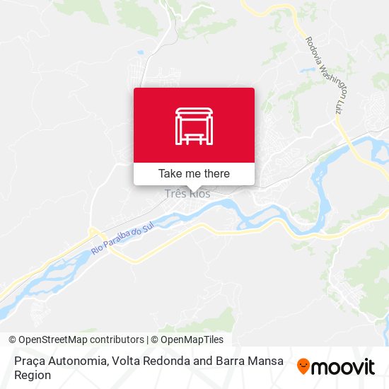 Mapa Praça Autonomia