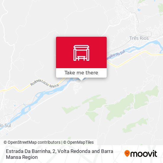 Mapa Estrada Da Barrinha, 2