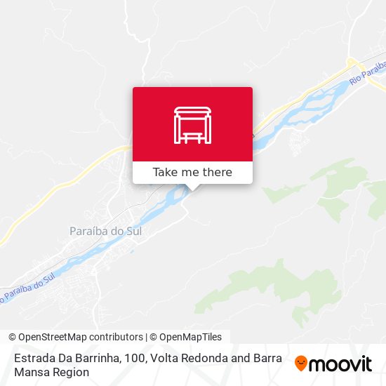 Mapa Estrada Da Barrinha, 100