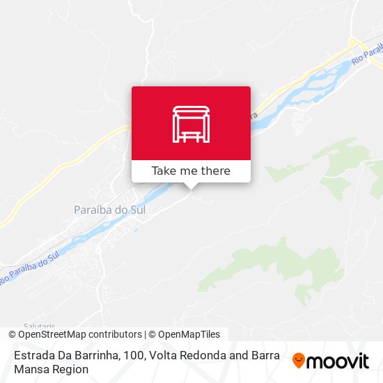 Estrada Da Barrinha, 100 map