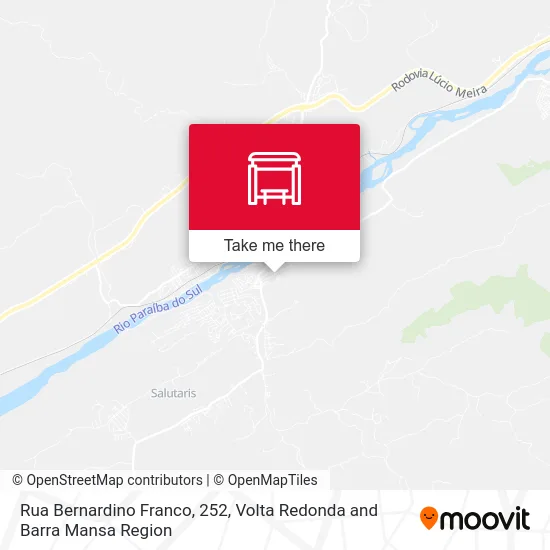 Rua Bernardino Franco, 252 map