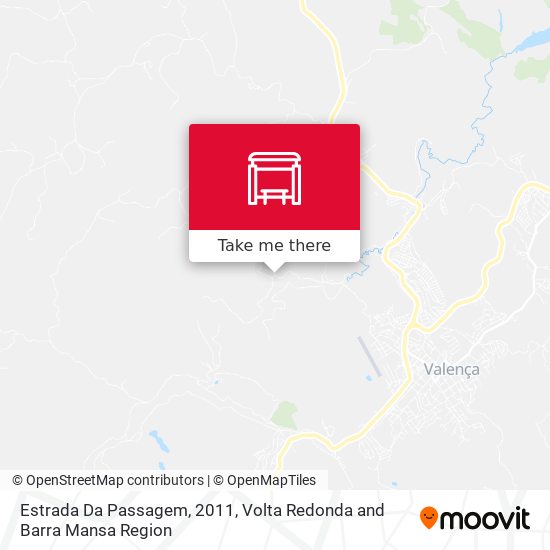 Estrada Da Passagem, 2011 map