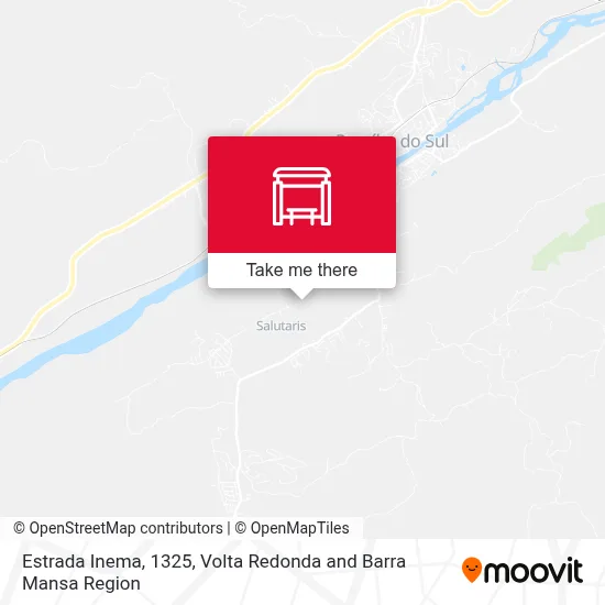 Estrada Inema, 1325 map