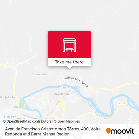 Avenida Francisco Crisóstomos Tôrres, 490 map