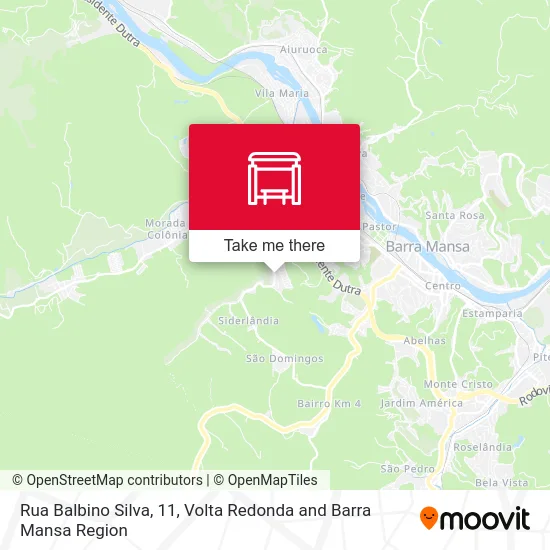 Rua Balbino Silva, 11 map