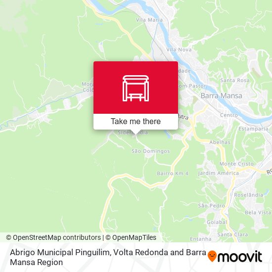 Abrigo Municipal Pinguilim map
