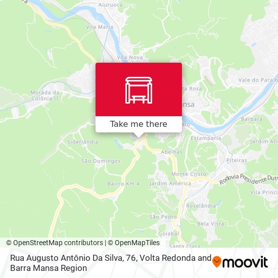 Rua Augusto Antônio Da Silva, 76 map