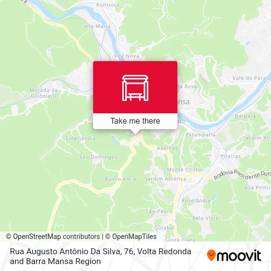 Rua Augusto Antônio Da Silva, 76 map