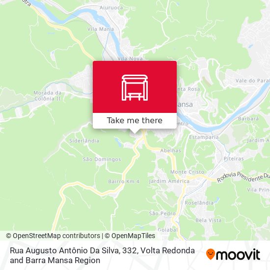 Rua Augusto Antônio Da Silva, 332 map