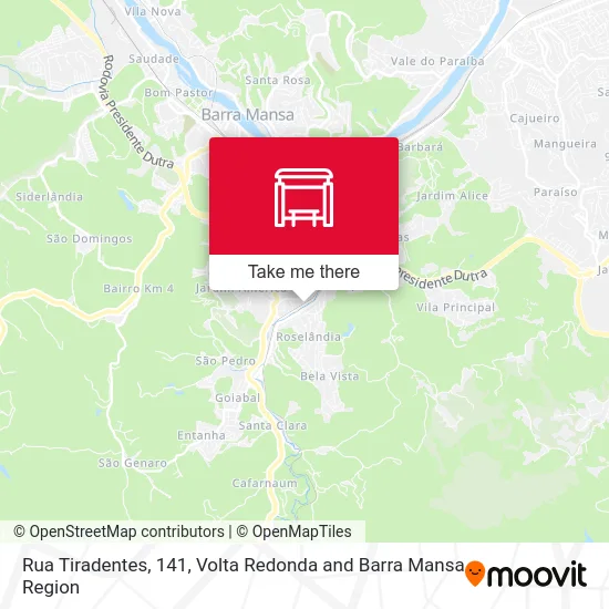 Rua Tiradentes, 141 map