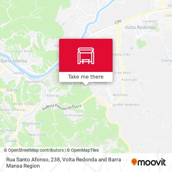 Rua Santo Afonso, 238 map