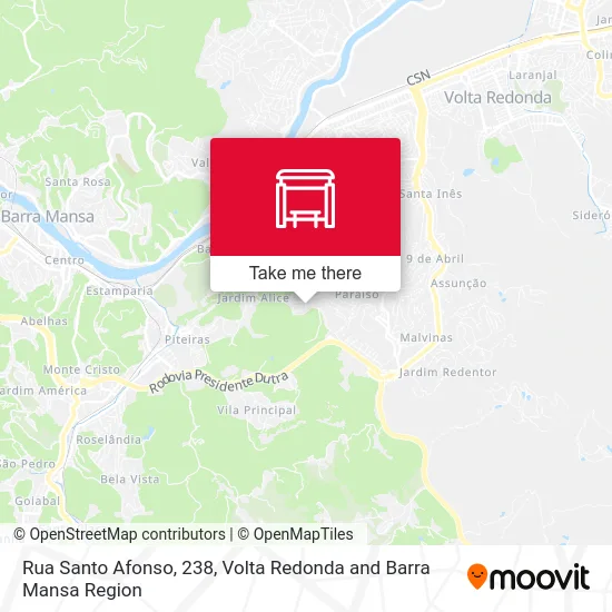 Rua Santo Afonso, 238 map