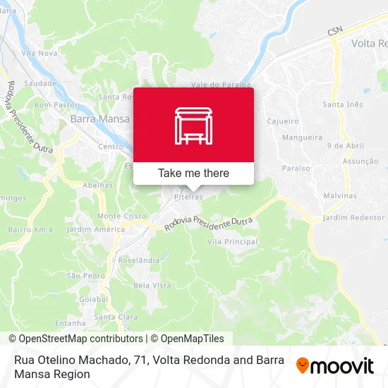 Rua Otelino Machado, 71 map