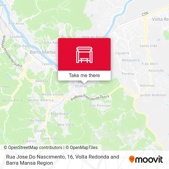 Rua Jose Do Nascimento, 16 map