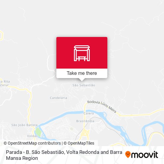 Parada - B. São Sebastião map