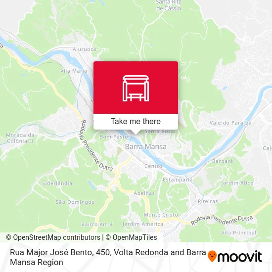 Rua Major José Bento, 450 map