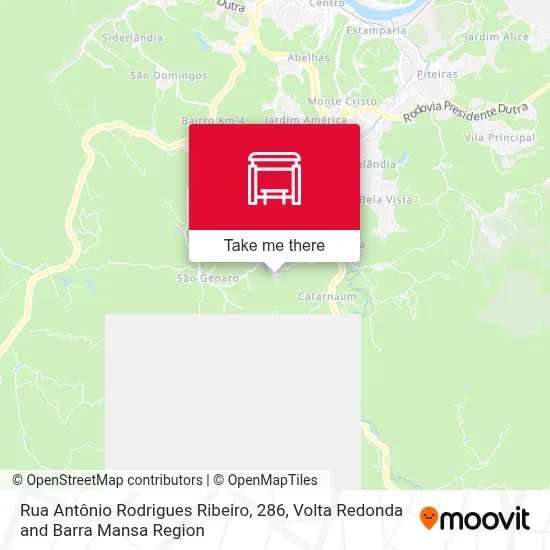 Rua Antônio Rodrigues Ribeiro, 286 map