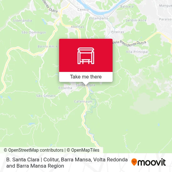 B. Santa Clara | Colitur, Barra Mansa map