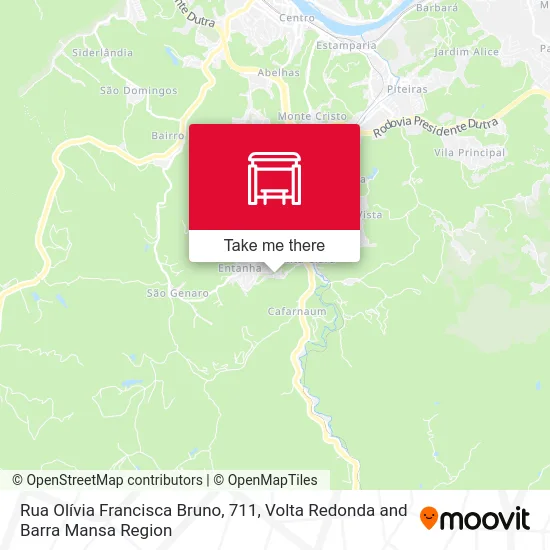 Rua Olívia Francisca Bruno, 711 map