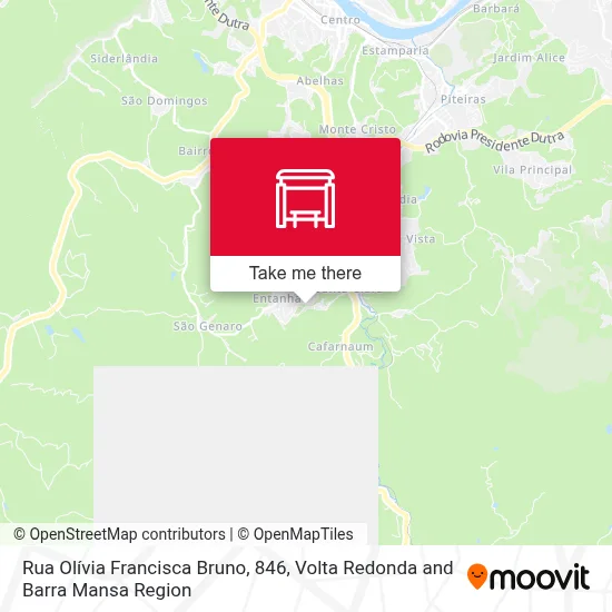 Rua Olívia Francisca Bruno, 846 map