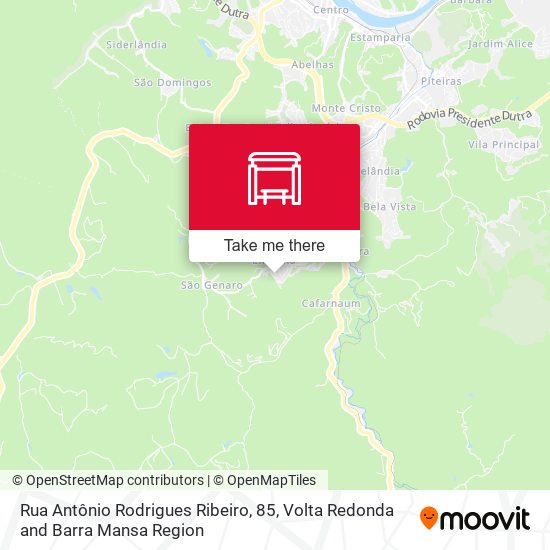 Rua Antônio Rodrigues Ribeiro, 85 map