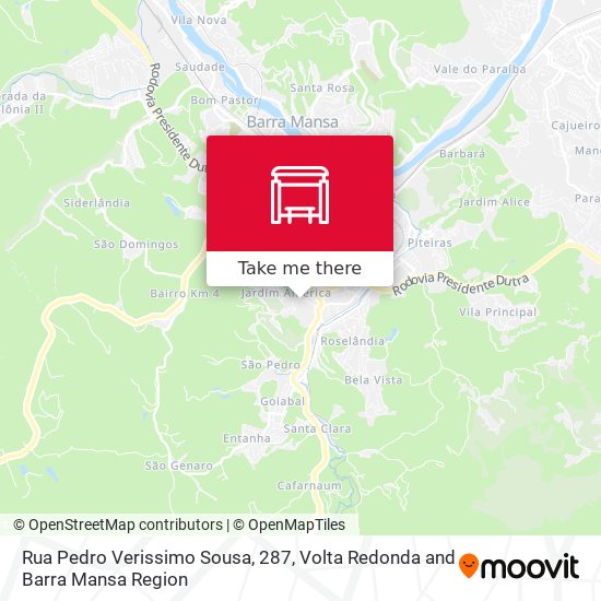 Rua Pedro Verissimo Sousa, 287 map