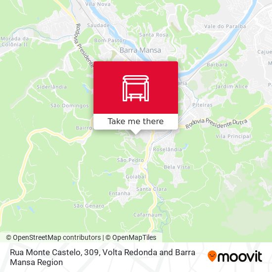 Rua Monte Castelo, 309 map