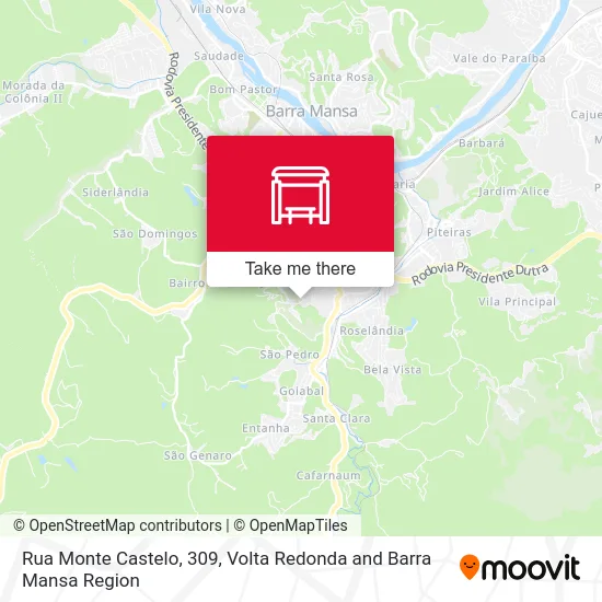 Rua Monte Castelo, 309 map