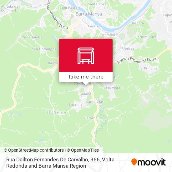 Rua Dailton Fernandes De Carvalho, 366 map