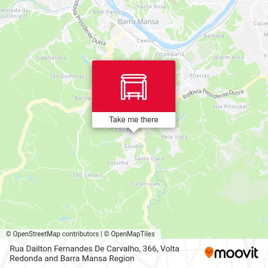 Rua Dailton Fernandes De Carvalho, 366 map