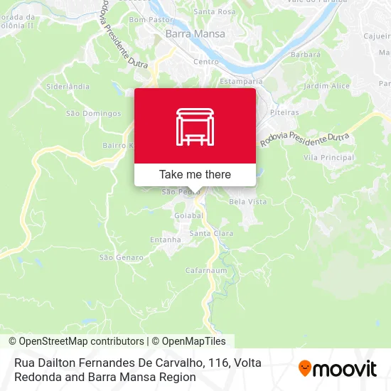 Rua Dailton Fernandes De Carvalho, 116 map