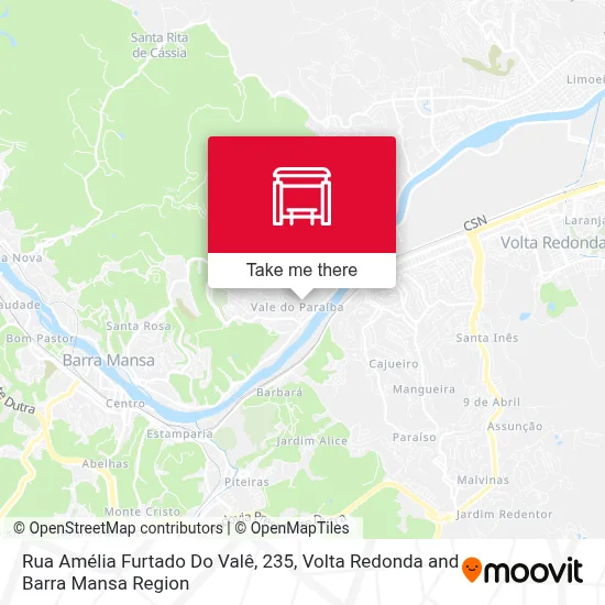 Rua Amélia Furtado Do Valê, 235 map
