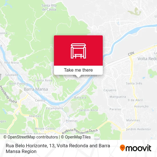 Rua Belo Horizonte, 13 map